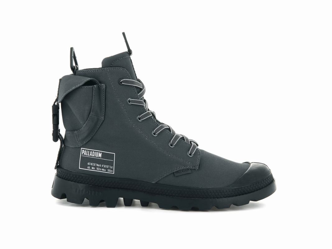 Palladium Pampa Lite Packin Muške Čizme Tamno Sive ||DE2018649||